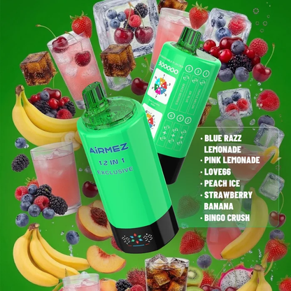 Kit monouso Airmez 12IN1 300K 300000 Puffs 90ml