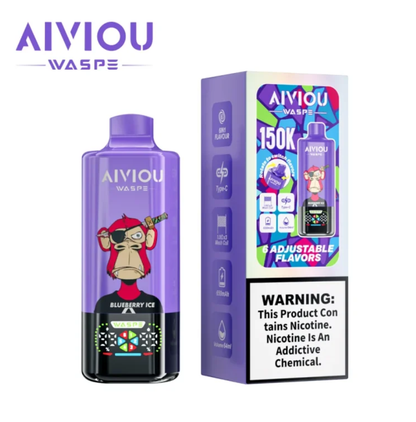 Kit monouso WASPE Aiviou 150K 150000 Puffs 6in1