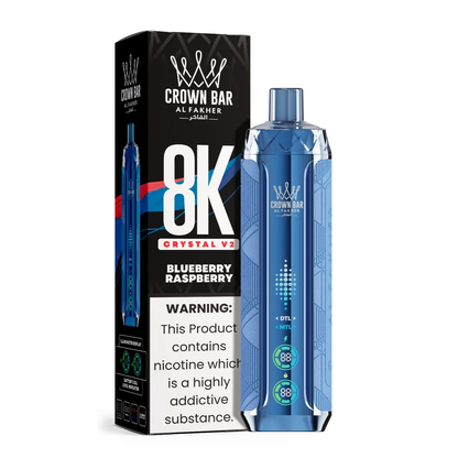 Kit monouso AL Fakher Crown Bar 8000 Crystal V2
