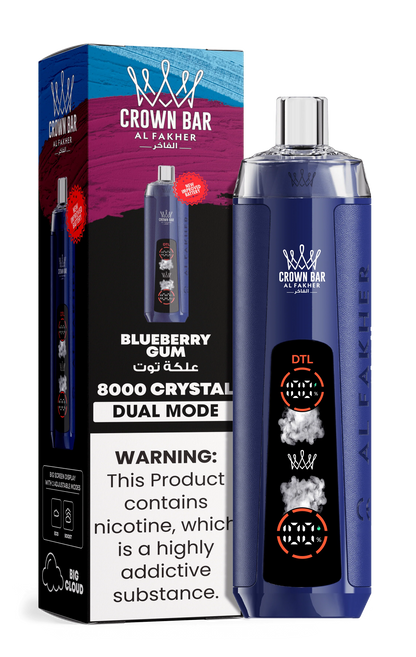 Kit monouso AL Fakher Crown Bar 8000 Crystal Dual Mode