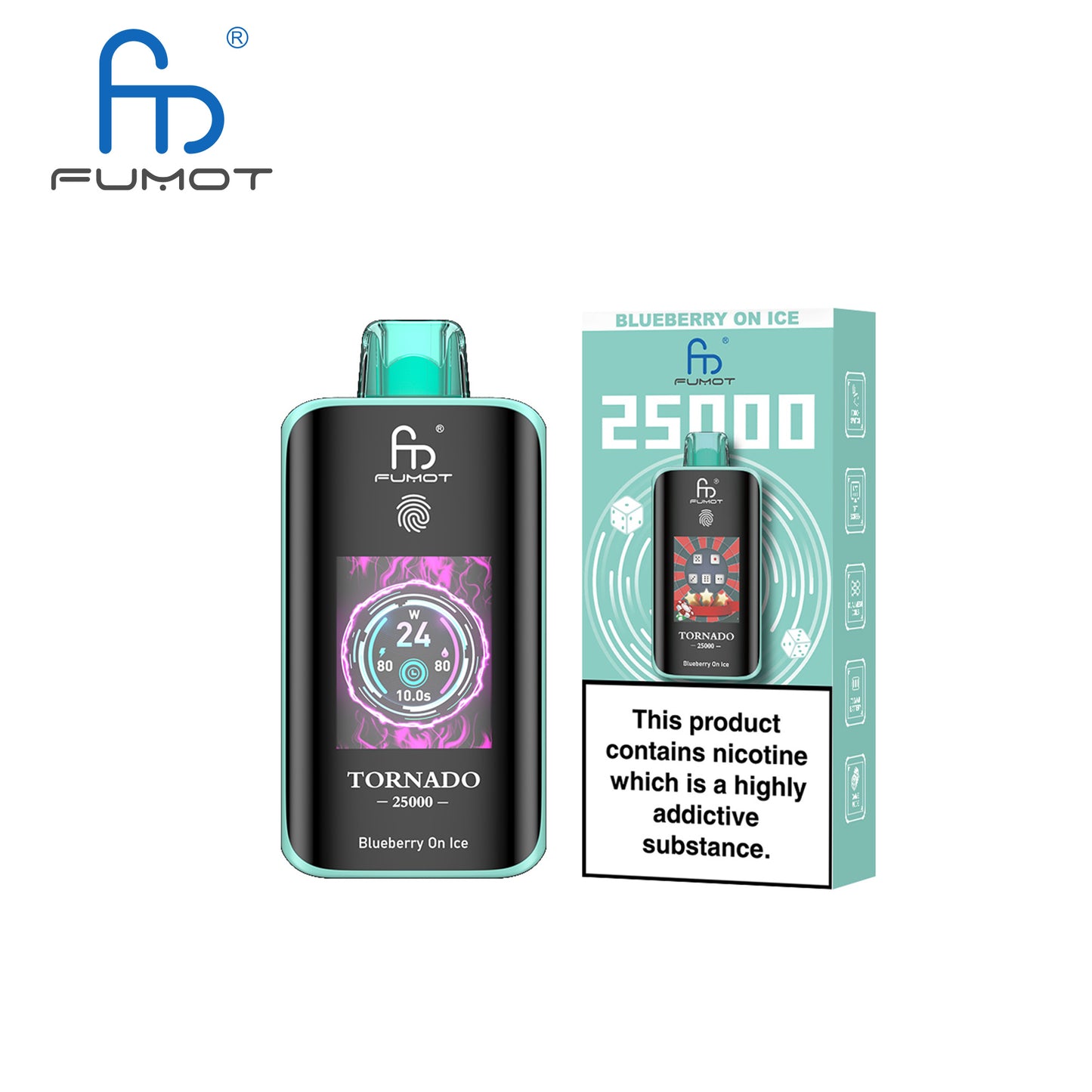 [Clearance Sale] Kit monouso Fumot Randm Tornado 25000 25K Puffs (Touch Button)