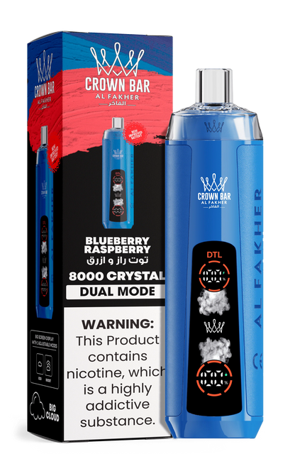 Kit monouso AL Fakher Crown Bar 8000 Crystal Dual Mode