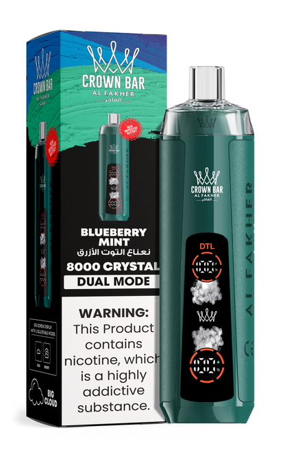 Kit monouso AL Fakher Crown Bar 8000 Crystal Dual Mode