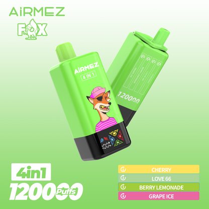 Kit monouso AiRMEZ Fox 4in1 120K 60ml (120000 Puffs)
