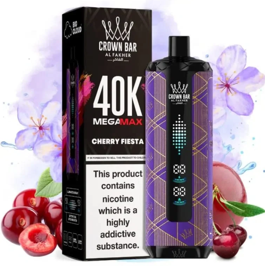 Kit monouso AL Fakher Crown Bar Mega Max 40K 40000 Puffs