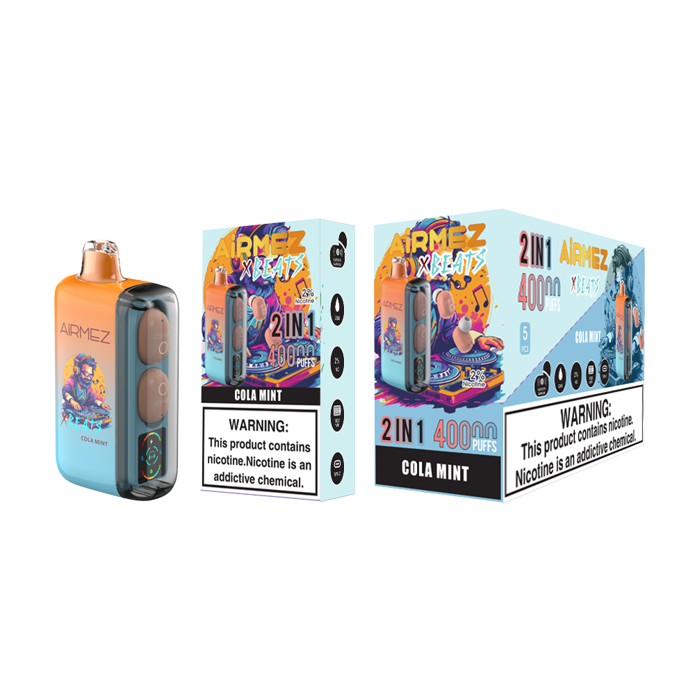 Kit monouso AiRMEZ Xbeats 40000 40K Puffs con auricolari TWS