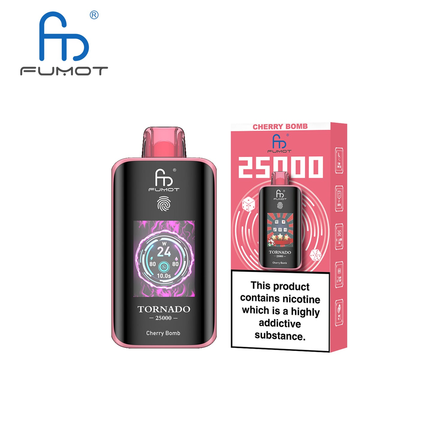 [Clearance Sale] Kit monouso Fumot Randm Tornado 25000 25K Puffs (Touch Button)