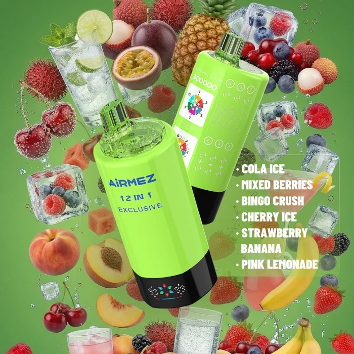 Kit monouso Airmez 12IN1 300K 300000 Puffs 90ml