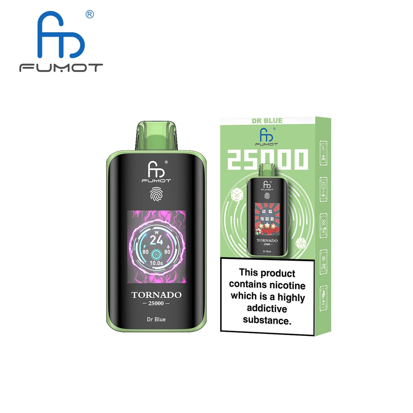 [Clearance Sale] Kit monouso Fumot Randm Tornado 25000 25K Puffs (Touch Button)