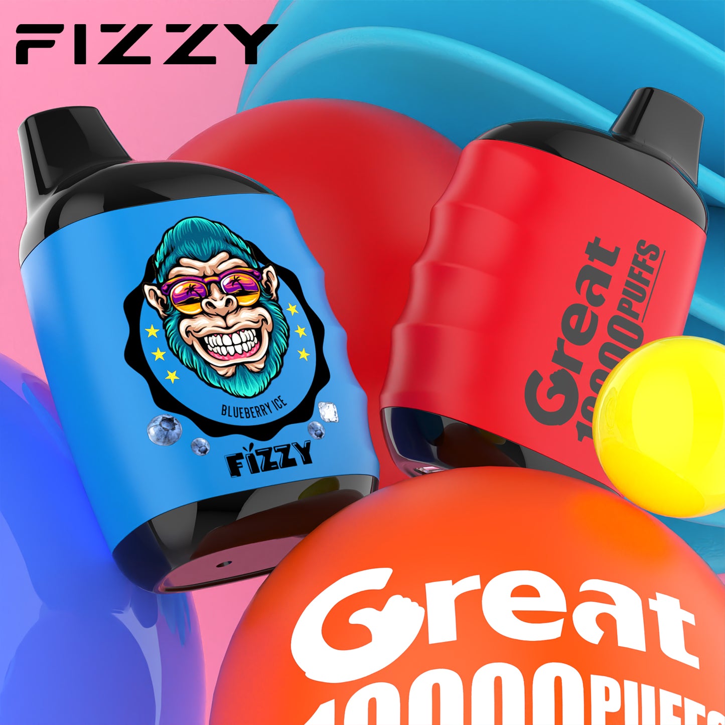 Fizzy GREAT 10000 Puffs Kit monouso ricaricabile