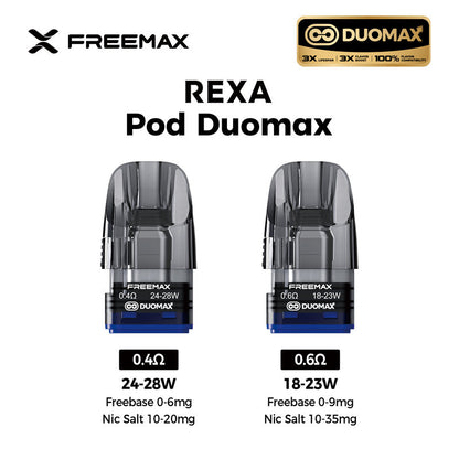 Cartuccia di ricambio Freemax Rexa Pod 3ml (3 pezzi/confezione)