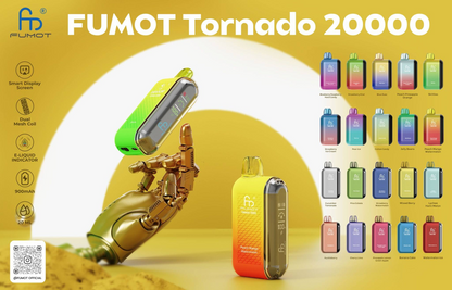 Fumot RandM Tornado 20000 Puffs Dual Mesh Ricaricabile Monouso Vape