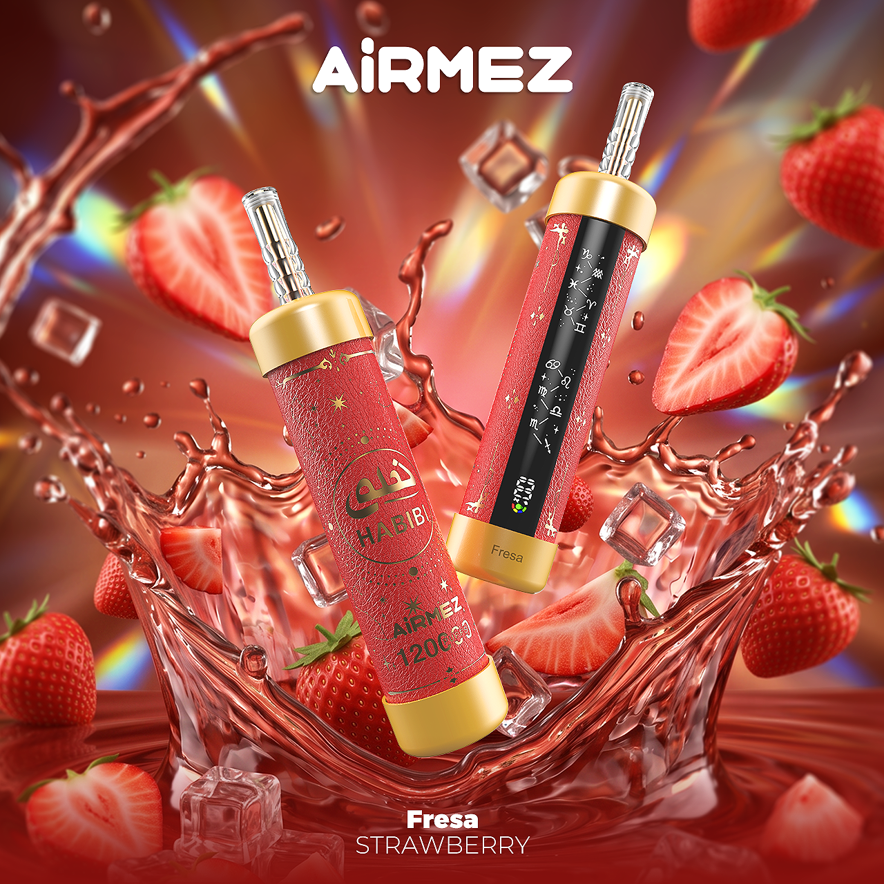 Kit monouso ricaricabile Airmez HABIBI 120K 120000 Puffs Shisha Hookah