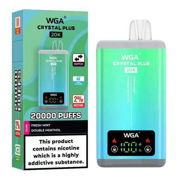 WGA Crystal Plus 20000 Puffs 2-in-1 Kit monouso ricaricabile