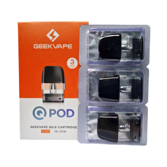 Geekvape Q Cartuccia pod di ricambio per Sonder Q Kit / Wenax Q Kit / AQ Kit / Digi-Q Kit / Wenax Q Mini 2ml 3 pezzi/confezione