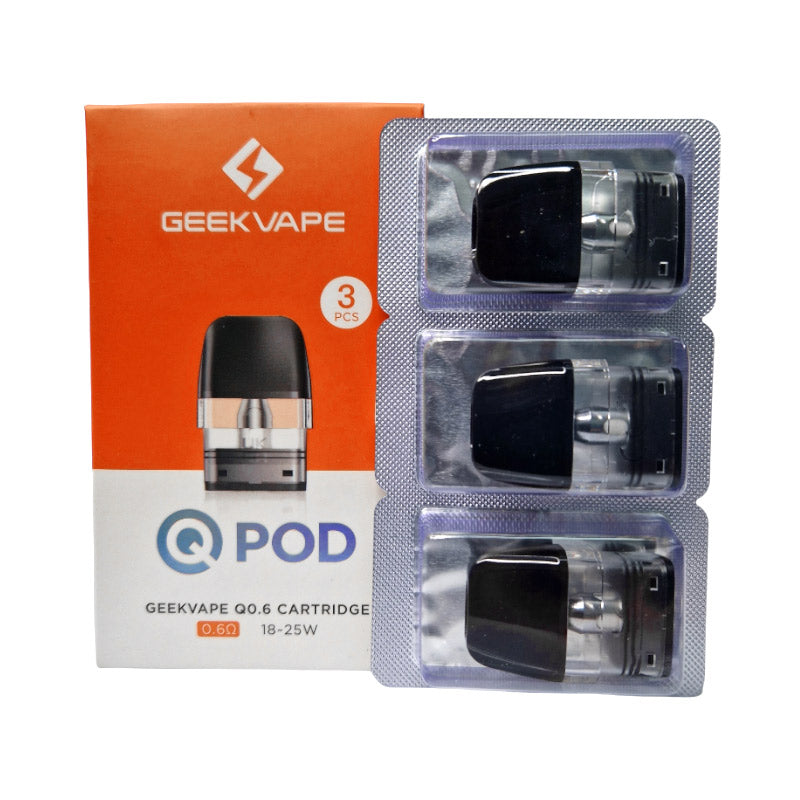 Geekvape Q Cartuccia pod di ricambio per Sonder Q/ Q Lite,Wenax Q/Mini/ Pro, AQ Kit, Digi-Q, Aegis Hero Q Kit 3ml/2ml 3 pezzi/confezione