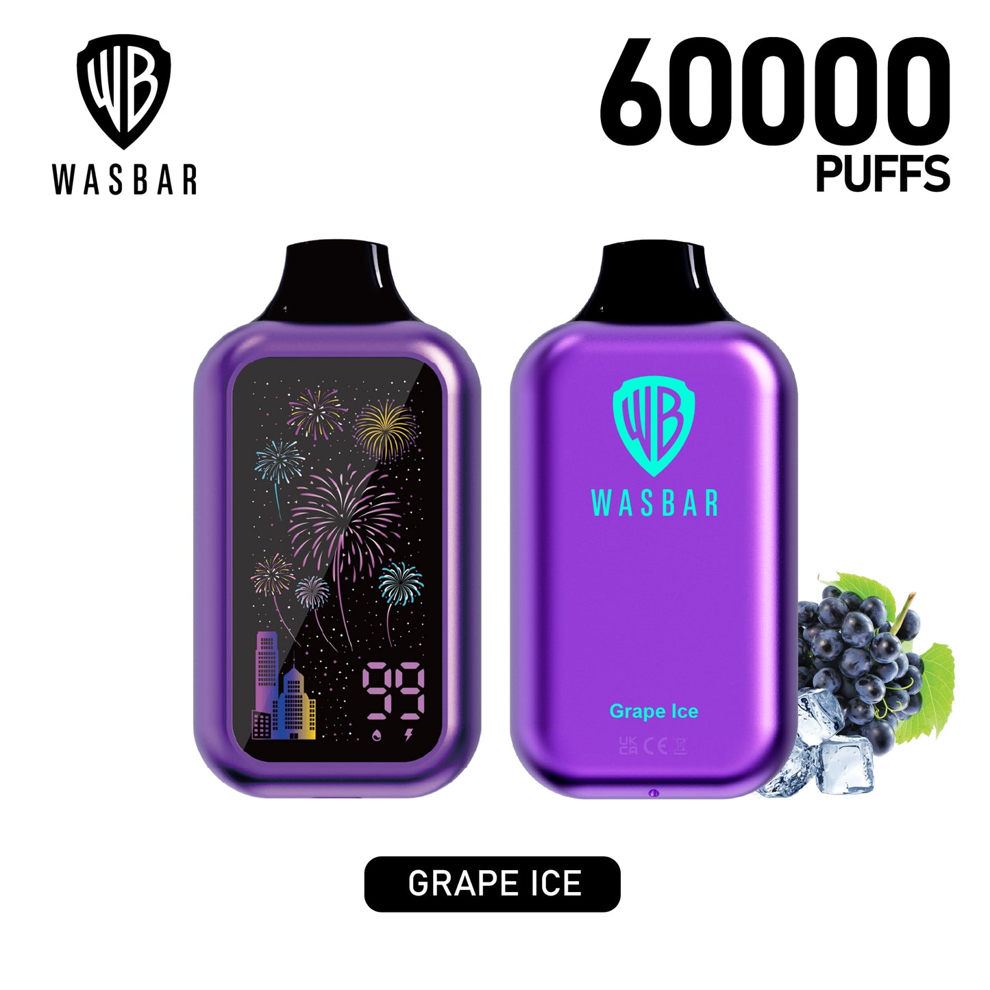 Kit ricaricabile monouso WASBAR 60000 60K Puffs