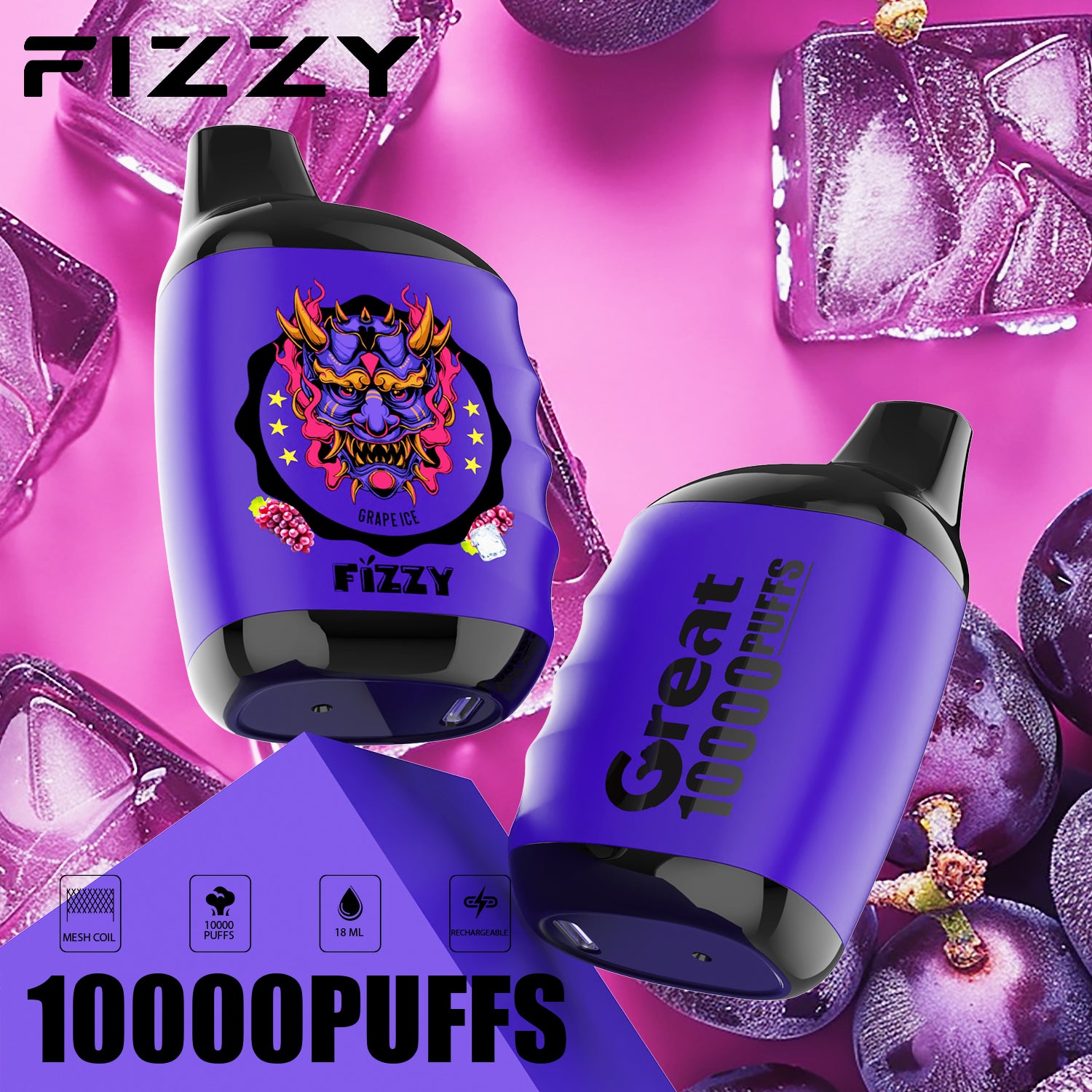 Fizzy GREAT 10000 Puffs Kit monouso ricaricabile vendita online | it.vapormo.com It.VaporMo.com Fizzy GREAT 10000 Puffs Kit monouso ricaricabile vendita online | it.vapormo.com It.VaporMo.com