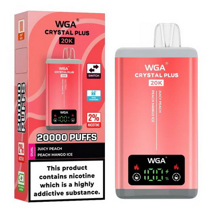 WGA Crystal Plus 20000 Puffs 2-in-1 Kit monouso ricaricabile