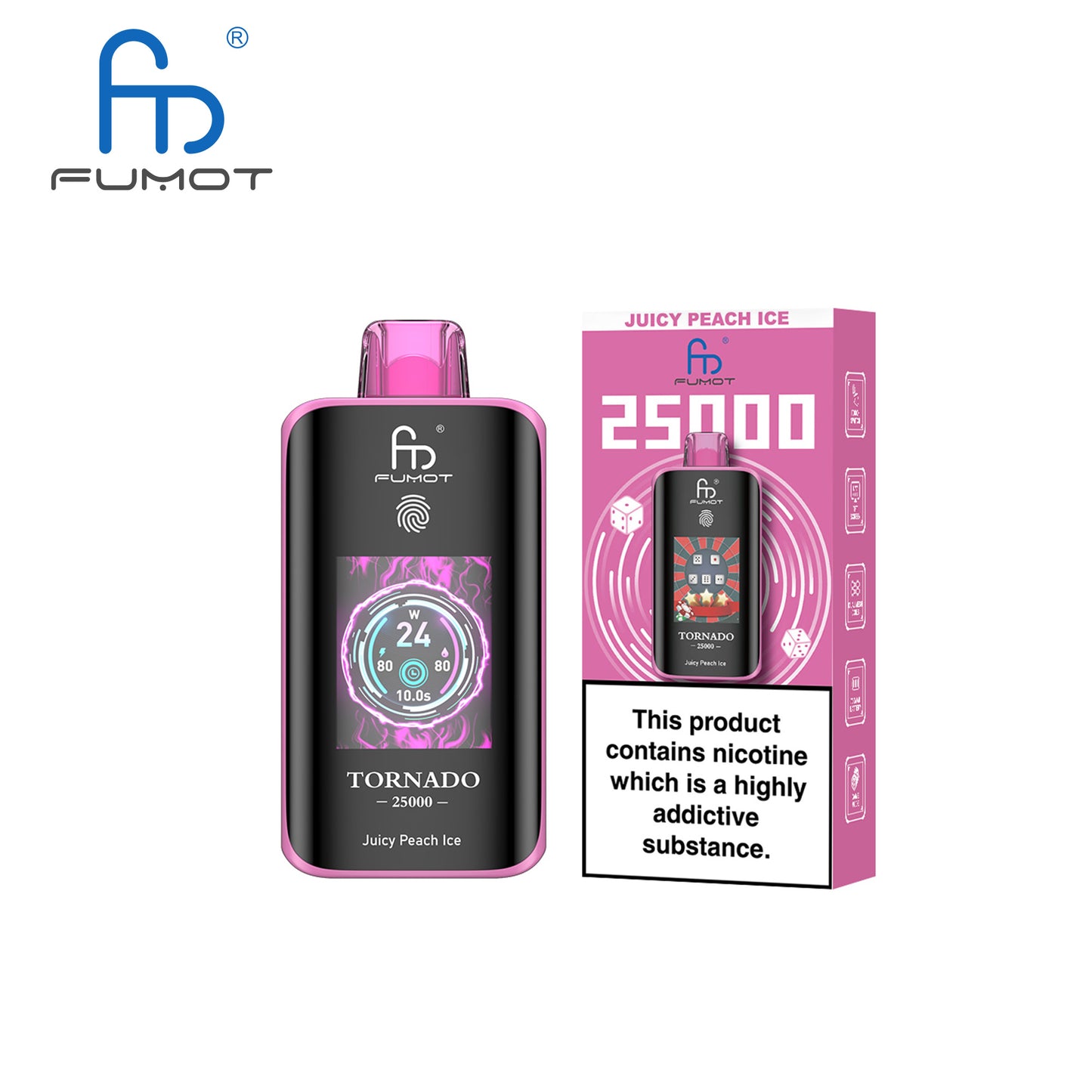 [Clearance Sale] Kit monouso Fumot Randm Tornado 25000 25K Puffs (Touch Button)