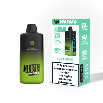 Kit monouso Wotofo Nexbar 25K 25000 Puffs