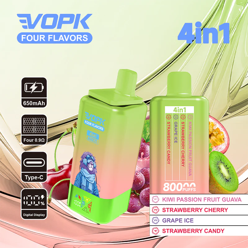 Kit monouso VOPK 80K Puffs 4IN1 650 mAh