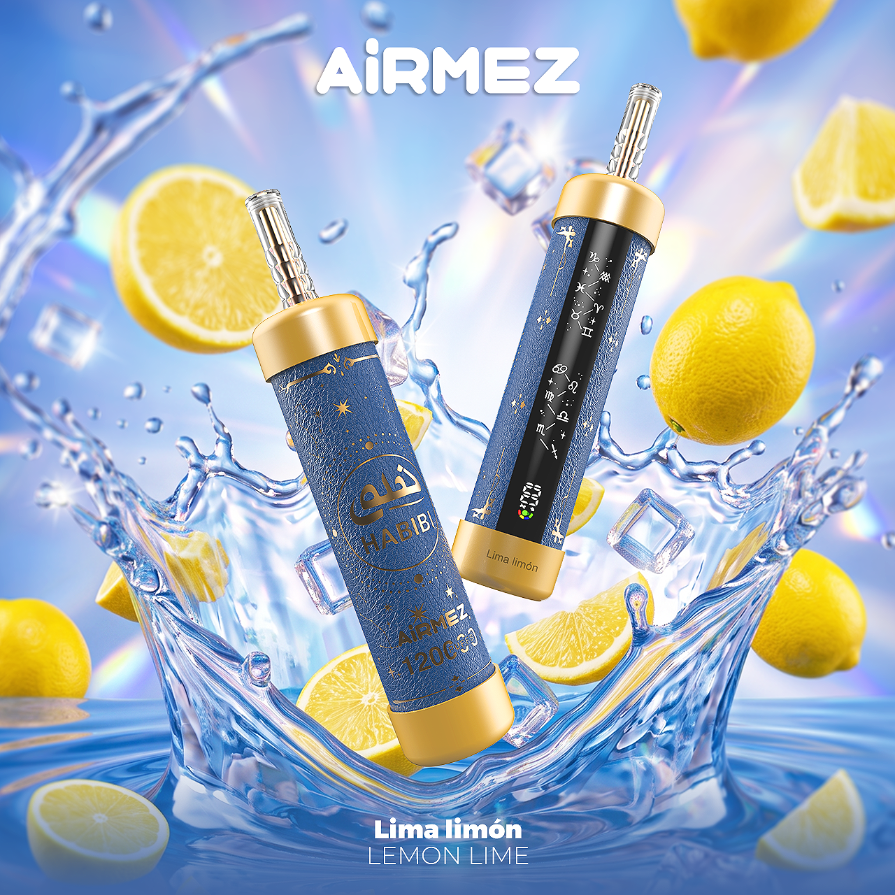 Kit monouso ricaricabile Airmez HABIBI 120K 120000 Puffs Shisha Hookah