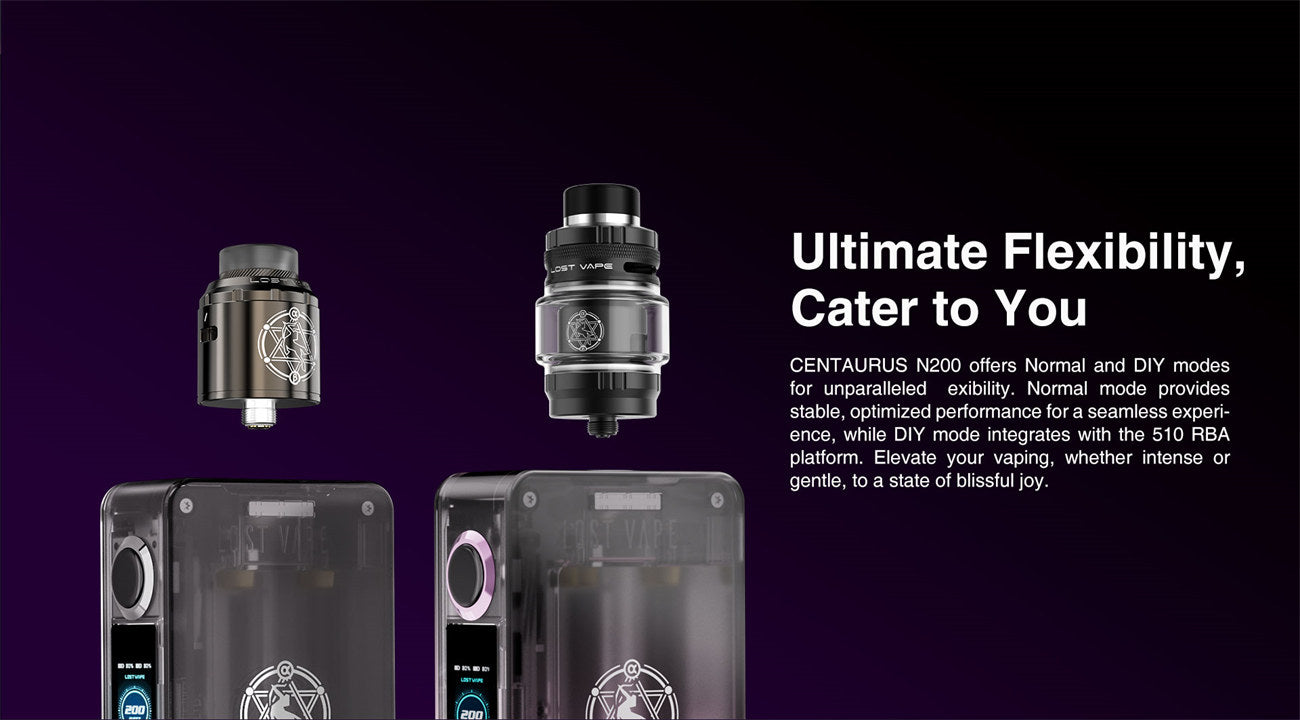 Kit Lost Vape Centaurus N200 con atomizzatore Centaurus Sub Ohm 5ml