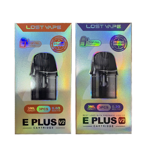 Lost Vape E Plus Cartuccia V2 DM Top Fill 3ml 3 pezzi/confezione