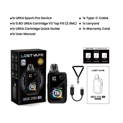 Kit Pod Lost Vape Ursa Epoch Pro 1400mAh