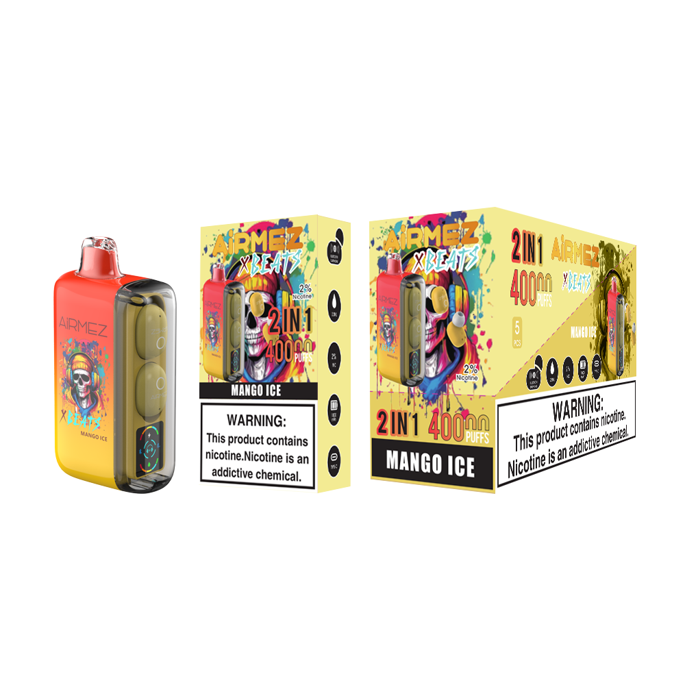 Kit monouso AiRMEZ Xbeats 40000 40K Puffs con auricolari TWS