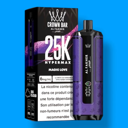 Kit monouso AL Fakher Crown Bar 25K Hypermax (25000 Puffs)
