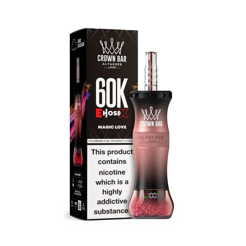 Kit monouso AL Fakher Crown Bar 60K 60000 Puffs E-Hose X