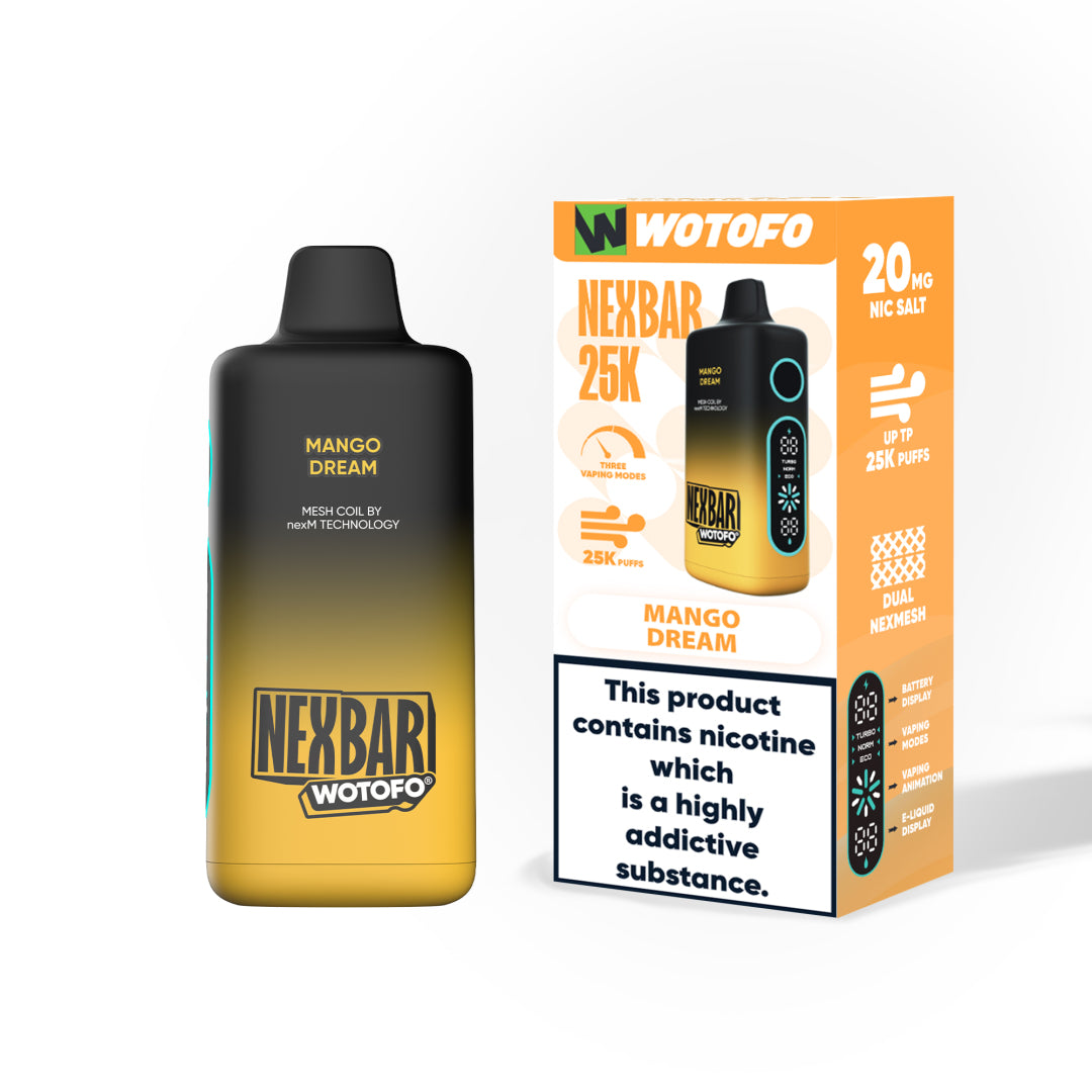 Kit monouso Wotofo Nexbar 25K 25000 Puffs