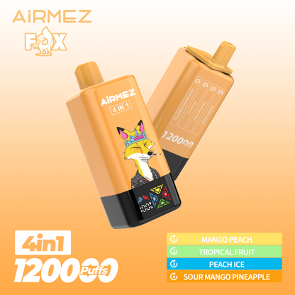 Kit monouso AiRMEZ Fox 4in1 120K 60ml (120000 Puffs)