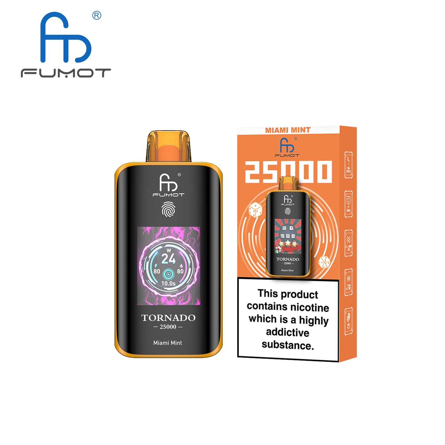 [Clearance Sale] Kit monouso Fumot Randm Tornado 25000 25K Puffs (Touch Button)