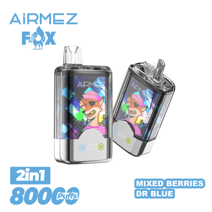 Kit monouso AiRMEZ Fox 80K 80000 Puffs 30ml (Dual Flavor)