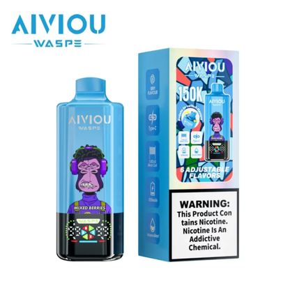 Kit monouso WASPE Aiviou 150K 150000 Puffs 6in1