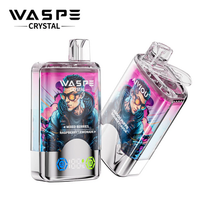 Kit monouso WASPE Crystal 40000 Puffs 40K (doppio gusto)