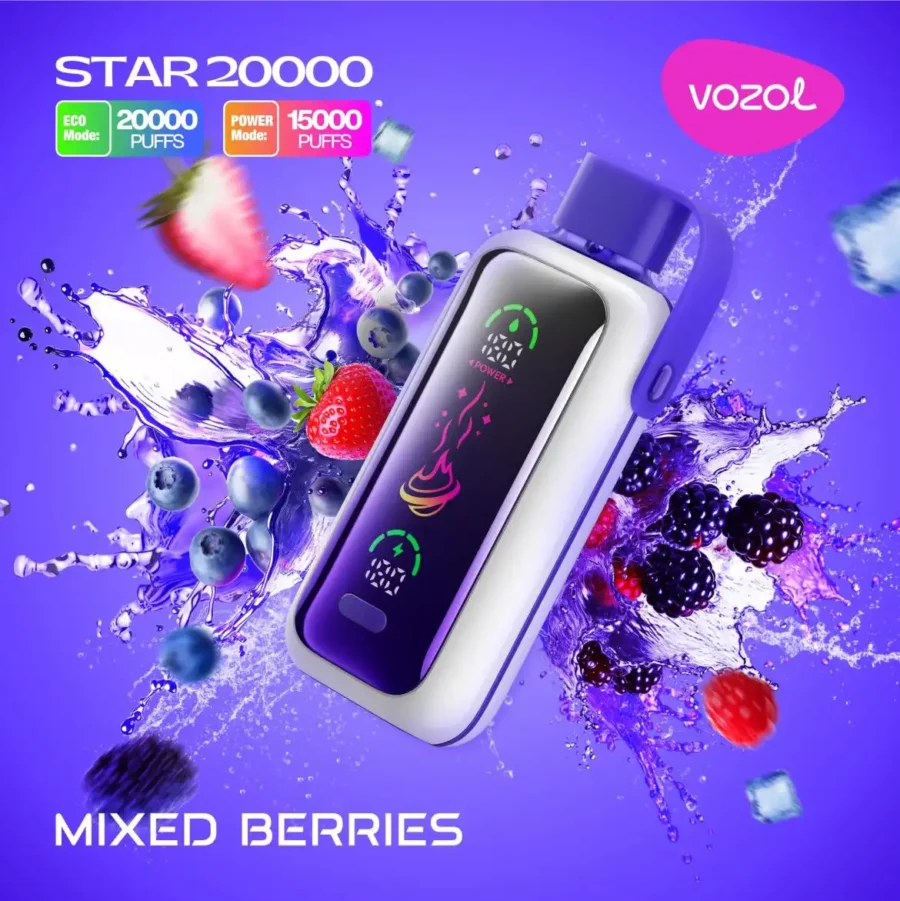 Vozol Star 20000 Puffs Dual Power Ricaricabile Monouso Vape