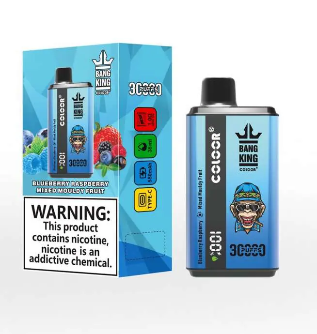 Bang King 30000 Puffs Double Flavor monouso Vape (display LED)