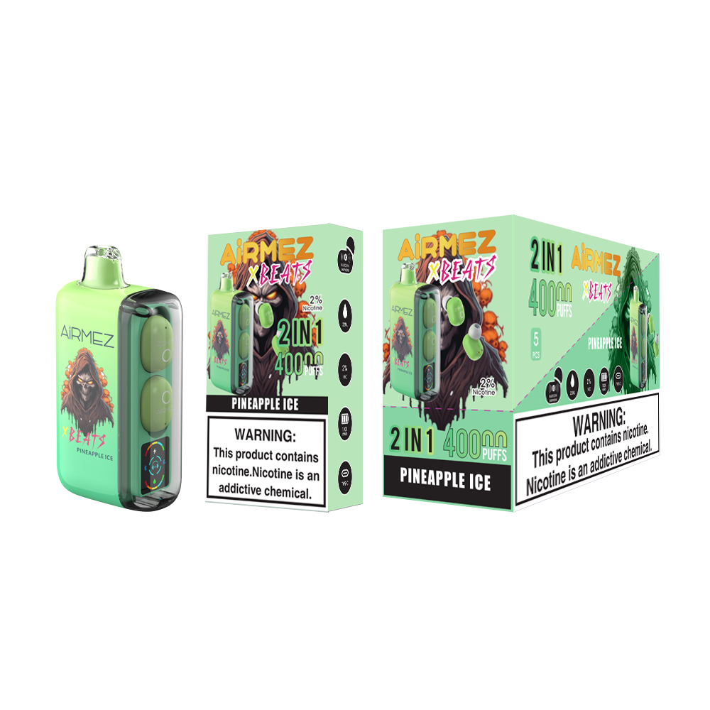 Kit monouso AiRMEZ Xbeats 40000 40K Puffs con auricolari TWS