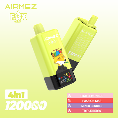 Kit monouso AiRMEZ Fox 4in1 120K 60ml (120000 Puffs)