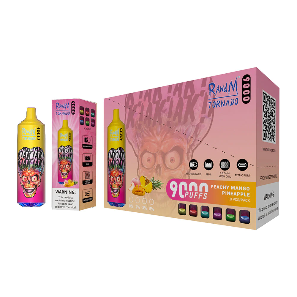 RandM Tornado 9000 Puff(sbuffi) Kit monouso ricaricabile 18 ml (20 mg) offerte on line | it.vapormo.com It.VaporMo.com RandM Tornado 9000 Puff(sbuffi) Kit monouso ricaricabile 18 ml (20 mg) offerte on line | it.vapormo.com It.VaporMo.com