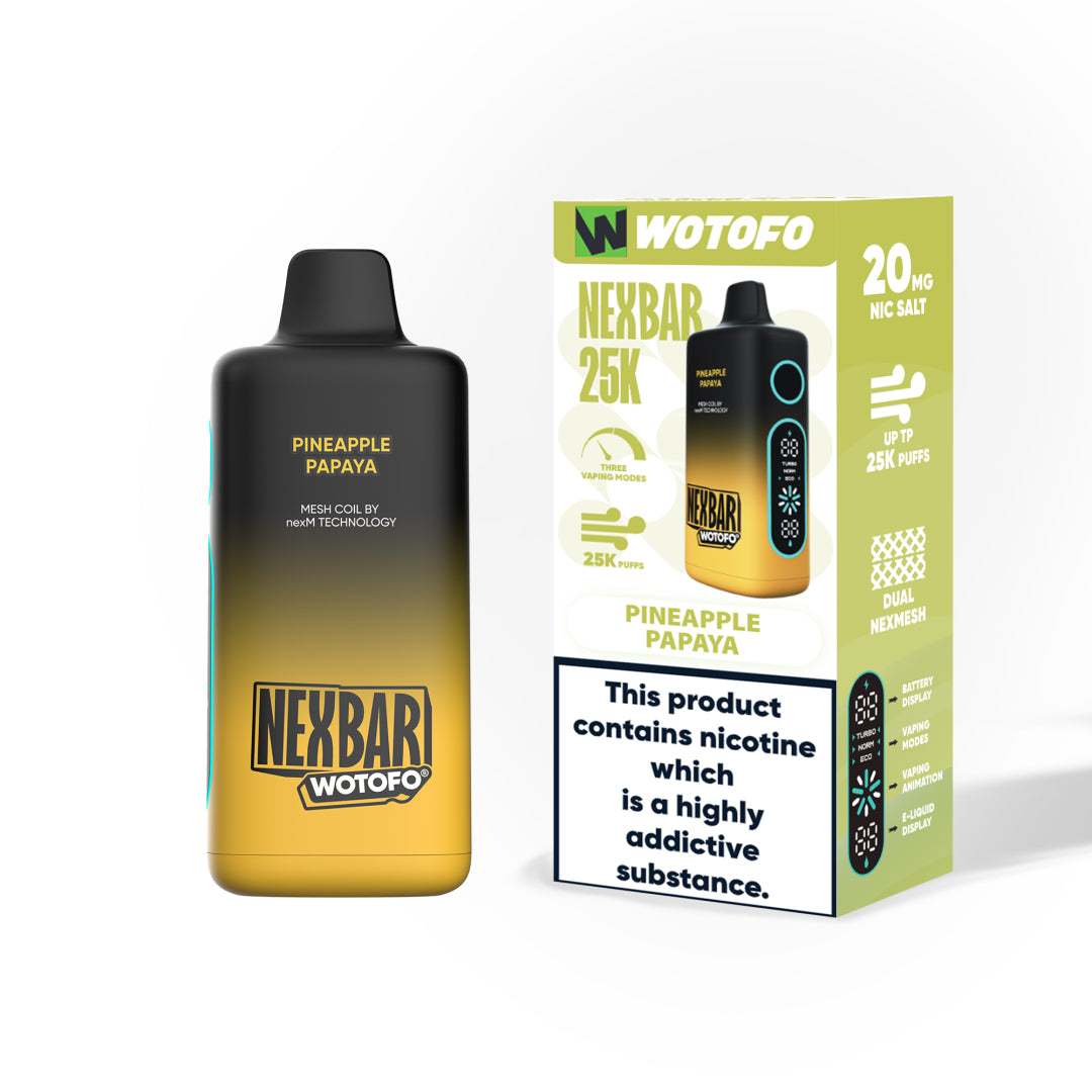 Kit monouso Wotofo Nexbar 25K 25000 Puffs