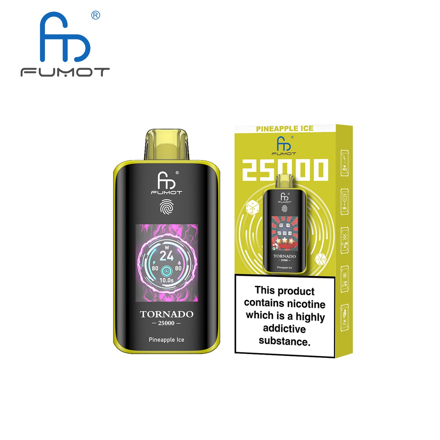 [Clearance Sale] Kit monouso Fumot Randm Tornado 25000 25K Puffs (Touch Button)