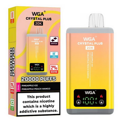 WGA Crystal Plus 20000 Puffs 2-in-1 Kit monouso ricaricabile