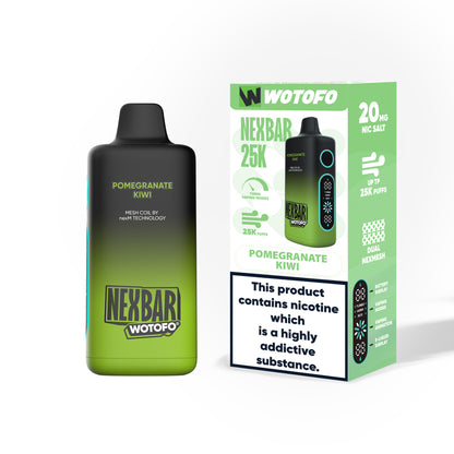 Kit monouso Wotofo Nexbar 25K 25000 Puffs