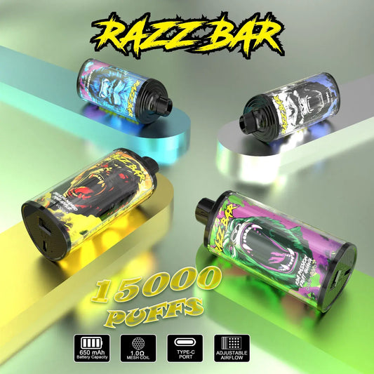 Kit monouso Razz Bar 15K 15000 Puffs