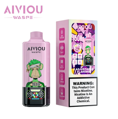 Kit monouso WASPE Aiviou 150K 150000 Puffs 6in1